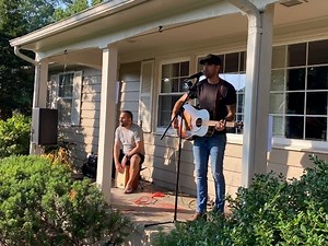 Westfield Crowd Enjoys Porch Concert From Local Country Singer