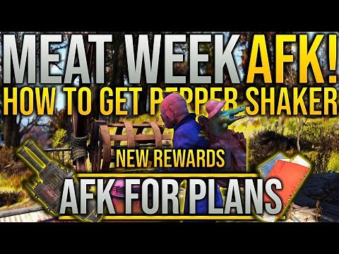 Fallout 76 Meat Week AFK! New Plans from Grahm - How to Get Pepper Shaker! PC & CONSOLE METHOD!