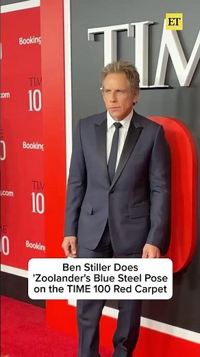 #benstiller does his best blue steel pose on #time100 red carpet