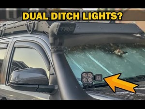 Installed The Smallest Ditch lights | NEW Diode Dynamics C1 Sport + How to install & Wire