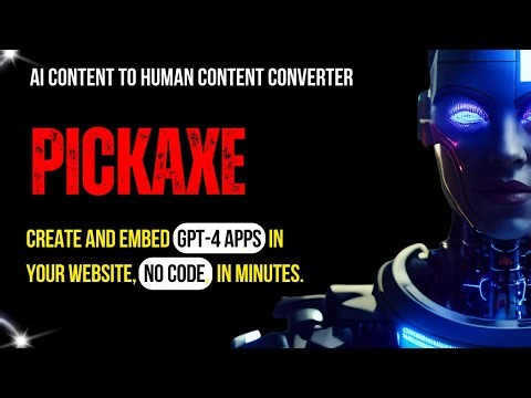 Create AI-Powered Apps with Pickaxe in Minutes | Pickaxe Demo