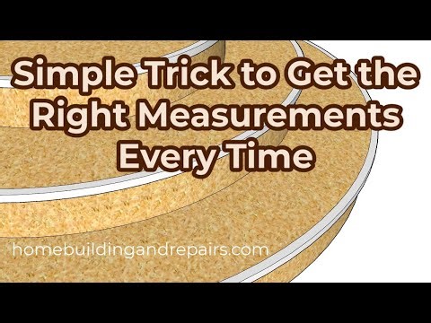 How to Calculate And Add Nosing to Curved or Circular Stairs