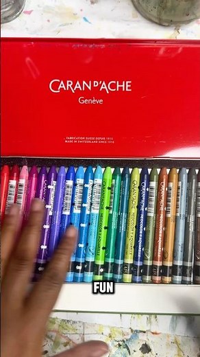 4 Easy Ways to Use Neocolor II Crayons! Watercolor Crayon Magic! #shorts #watercolor #art