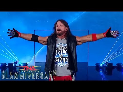 Aj Styles Returns To TNA Wrestling TNA Slammiversary 20 July 2025 Highlights