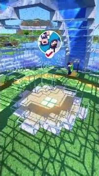 How to make a mini ecosystem in minecraft #minecraft #shortvideo #viral