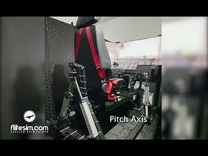 FliteSim.com 4DOF Motion Platform | Full 4-Axis Demo (Roll, Pitch, Yaw & Heave)