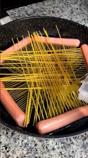 Spaghetti Hot Dog Buns | Easy Weeknight Meal Hack