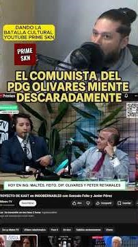 ¡SE LE CAYÓ LA MÁSCARA! Javier Olivares y las pruebas IRREFUTABLES de su agenda oculta de Izquierda