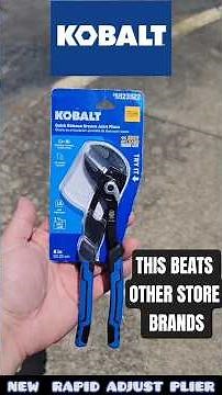 New KOBALT 8" RAPID ADJUST PLIER #5523322 ‪@KobaltTools‬ ‪@lowes‬ #diy #kobalttools