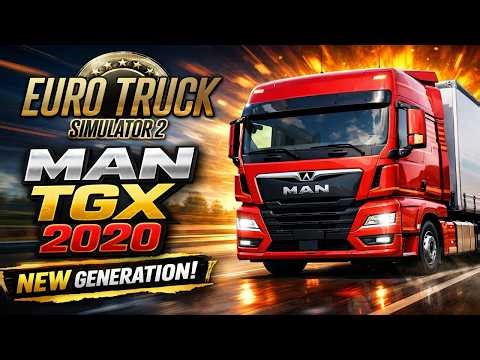 Euro Truck Simulator 2 | MAN TGX 2020 | Truck Windscreen Decal | v1.58
