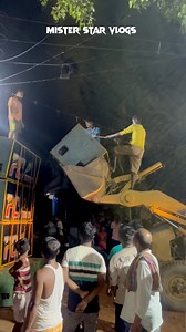 DJ box being lifted by Zcb Car 🏗️ #dj #djbox #viralreelsfb #facebookreels #foryou | Mister Star Vlogs
