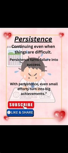 What Does “Persistence” Mean? | Spoken English