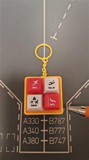 Boeing Cockpit Sounds Simulator Keychain GO Edition