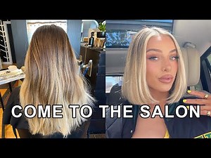 I CHOPPED MY HAIR OFF! Come to the salon with me :)