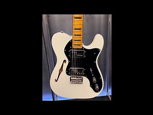Electric Guitar Fender Squier Telecaster Thinline Classic Vibe 70s Olympic White