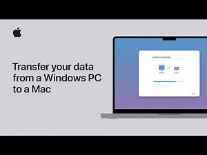 How to transfer your data from a Windows PC to a Mac using Migration Assistant | Apple Support