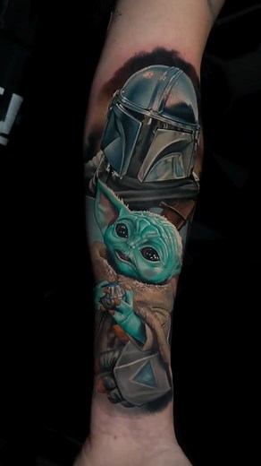 14 reactions | Star Wars tattoo by @paulmarinotattoo in Colorado Springs, Colorado | TattooSnob.com | Facebook