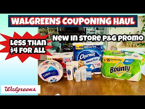 WALGREENS COUPONING HAUL/ Lots of good deals this week! Learn Walgreens Couponing