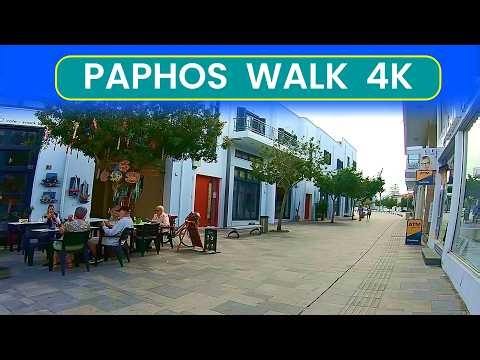 Walking from Paphos Old Town to Kings Avenue Mall | Paphos Cyprus Walking Tour