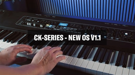 【第一键盘转】YAMAHA发布CK系列舞台键盘 OS v1.10更新
