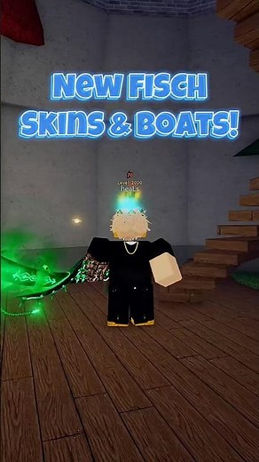 FISCH Skins & Boats! 🎣 #roblox #fisch