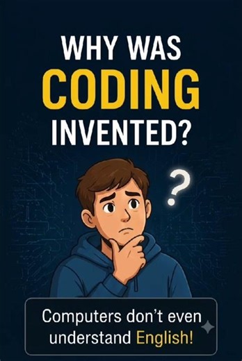 Why coding was invented #programming #coding #techshorts