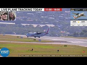 LIVE SXM Airport April 15 ✈️ - Maho Beach Sint Maarten