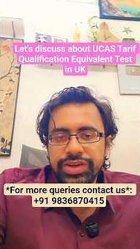 Let's discuss UCAS Tariff Qualification Test UK | Key points #UCAS #UKAdmissions