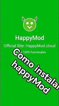 como instalar happyMod tutorual