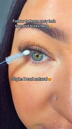 Easy cluster tutorial 🫶 cluster lashes are Dcurl natural look lash extensions for beginners on myself 👏 #lashextensions #lashes #lashclusters #fbreelsfypシ゚viralシ | Jade Angel Cosmetics