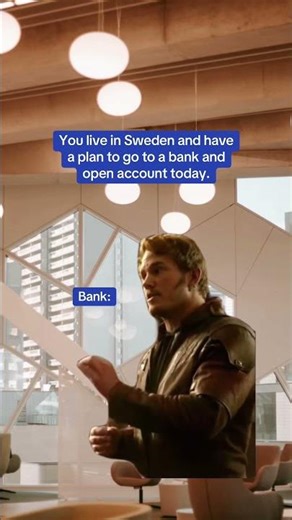 Living in Sweden 🇸🇪 When you try to open bank account the same day but the bank has other plans