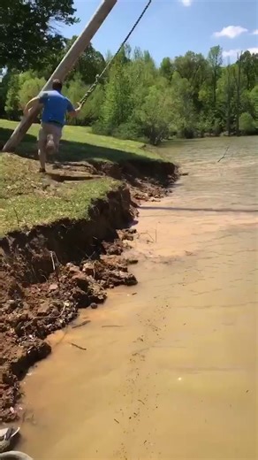 8.3M views · 31K reactions | Smooth ride until the end  #reels #ropeswing #fail #fall #fun | America's Funniest Home Videos | Facebook