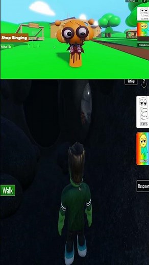 ROBLOX - NEW - 3D SPRUNKI AND ANIMATIONS How to get SPRUNKI PYRAMIXED HORROR OREN BADGE ! #shorts