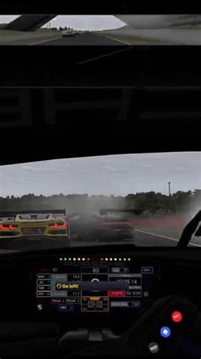 Close your eyes and hold on! #iracing #crash #12hbathurst #bathurst