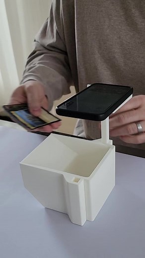 get DUMPY! The perfect tool to quickly scan your collection using manabox, tcgplayer, delverlens or whichever app you prefer. Simply put your phone on it, fire up your scanner app, and DUMP your cards one by one. www.bcgworks.etsy.com#pokemoncards #lorcana #tcg #mtgdeck #deckbox #mtg #tcg #edh #cardscanner #moxfield