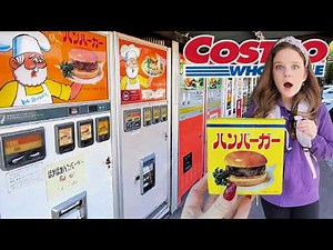 The ULTIMATE Japanese Vending Machine Park + Trying ALL of the Costco Food Court Menu