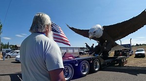 After a decade in the making, 'Freedom' the eagle takes flight in Goldendale