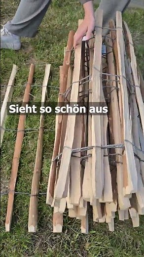 Staketenzaun 🌿 Ich will plötzlich einen Naturgarten