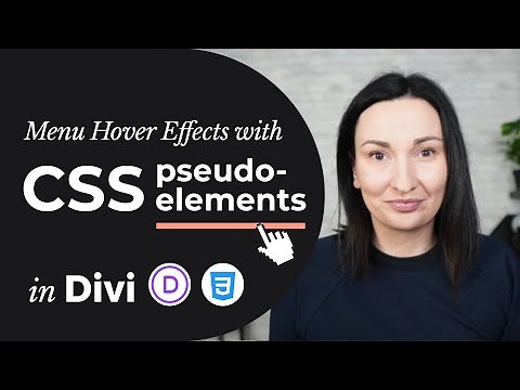 Divi Menu Customization - Underline Hover Effect with CSS pseudo-elements