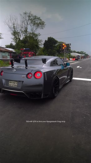 @akifahi on Instagram: "GT-R launch control in Bangladesh's first ever quarter mile strip. #dragduel2025"