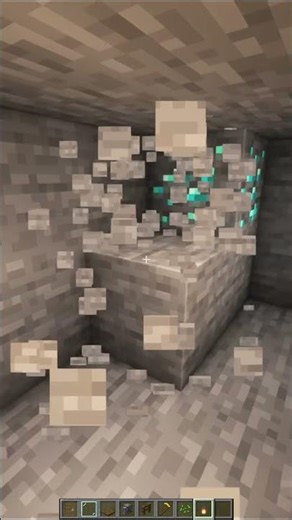 Building Into Your Hill With This Starter Base #minecraftbuilding #tutorial #shorts