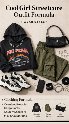 Gen Z Outfit Formuas That Always Work 🔥 #GenZStyle#OutfitIdeas#ShortsFashion#StyleInspo#WhatToWear