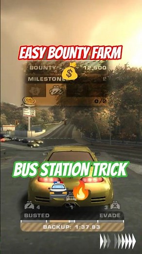 How to FARM BOUNTY Fast in NFS Most Wanted (2005) 🔥 | The Legendary Bus Station Trick!