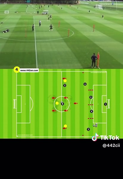 Marcelo Bielsa's 3-3 System Training Practice