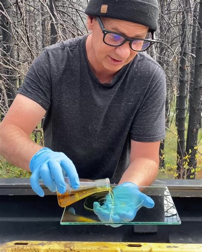 Every time this works, it amazes me ! Working with a 19 century photographic process called Wet Plate collodion. #filmphotography #handmade #wetplatecollodion