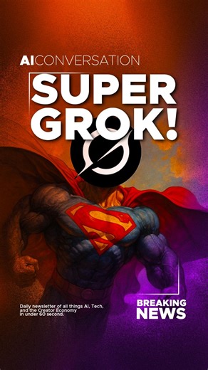 Icon Becker on Instagram: "🎮 Elon Musk just launched SuperGrok—an AI that builds entire video games from plain English. ✅ Grok4Max writes full games in minutes ✅ Multiple AI agents: code, graphics, testing ✅ One dev built a prototype in a weekend ✅ No coding experience required Game dev just got democratized. #SuperGrok #AIgaming #Grok4Max #GameDevRevolution #ElonMusk"