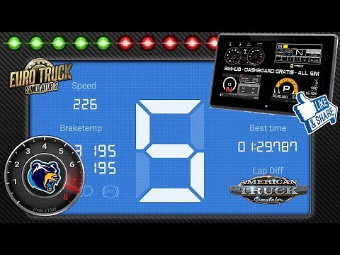 Tutorial | Sim Dashboard | Usa tu Tablet o teléfono móvil como pantalla | xkaL3yLx