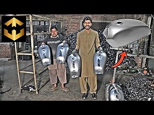 How to Make MotorCycle Fuel Tank Body Making in Factory | Amazing Manufacturing MotorBike Fuel Tank