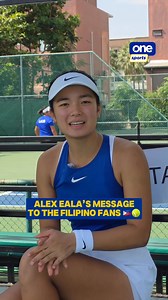 1.6M views · 136K reactions | “I AM SO EXCITED NA LUMABAN FOR YOU GUYS, FOR THE COUNTRY.”  Tennis star Alex Eala shared a brief but heartfelt message for Filipino fans supporting her and Team Philippines at the 2025 SEA Games in Thailand. | via Cignal #SEAGames33 #SEAGamesThailand #TibayAtTatag | One Sports | Facebook