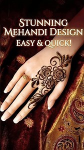 Easy Back Hand Mehndi Design | Mehandi | Mehdi dizain | Madhi